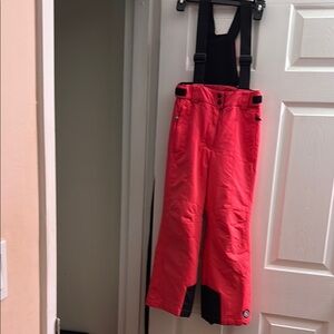 Kids Red Snow Pants